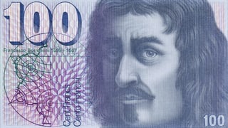 Bancnota da 100 cun il purtret da l'architect Francesco Borromini.