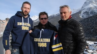 Marco Ritzmann President CDH Engiadina (sanester), Oldrich Jindra nov trenader e Jon Andri Huder schef tecnica. 