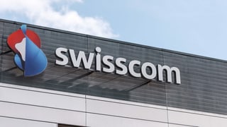 Logo da la Swisscom vi d'in bajetg.