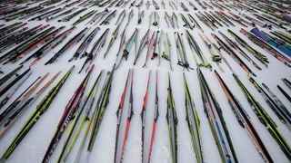 skis da passlung tar la partenza.