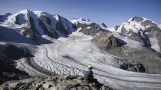 Glatscher Pers: El è 4 kilometers lung cuvra sina surfatscha da var 6 meters quadrat. 