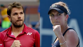 Wawrinka e Bacscinsky guardan cuntents cun lur prestaziun. 