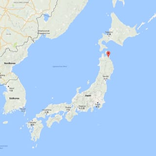 Ina carta che mussa la regiun Tohoku en il nordost dal Giapun. Ina carta che mussa la regiun Tohoku en il nordost dal Giapun.