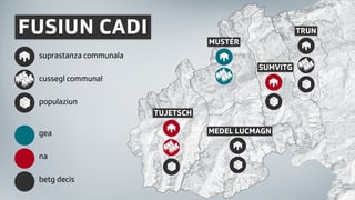 Las decisiuns pertutgant l'iniziativa per contractivas da fusiun per la Cadi.