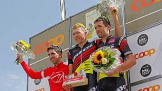 Ils victurs dal campiunadi svizzer; da sanestra Mark Stutzmann, Konny Looser e Oliver Zurbrügg.