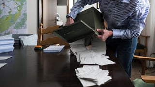 In um svida ina urna electorala. 
