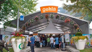 entrada da l'exposiziun d'atun a Cuira, la Gehla