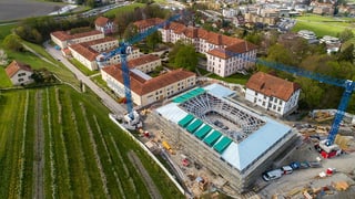 Areal existent e la construcziun dal nov bajetg. Areal existent e la construcziun dal nov bajetg.