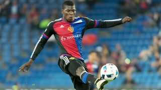Breel Embolo en acziun per l'FC Basilea.