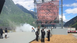 Al portal dal sid è tut pront per l'inauguraziun. 