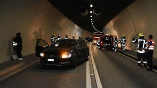 Accident en il tunnel da Trin.
