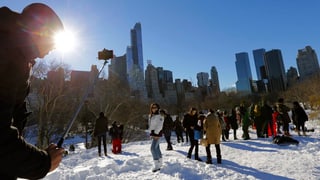 glieud che fa fotos en il central park