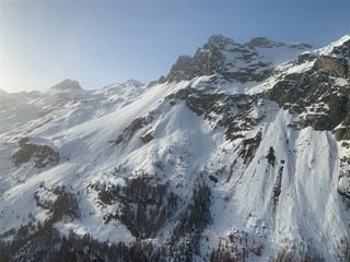 Las spundas sut il Piz Lagrev. Las spundas sut il Piz Lagrev.