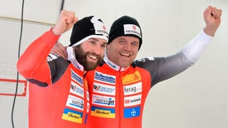 Purtret da Hefti e Baumann che sa legran. 