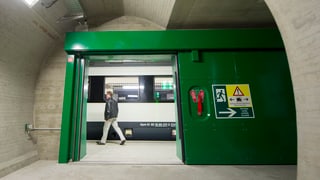 En il tunnel dal Gottard. 