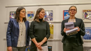 Las trais responsablas (da sanester) Sina Candrian, Ariana Pradal, Carmen Gasser. Las trais responsablas (da sanester) Sina Candrian, Ariana Pradal, Carmen Gasser.