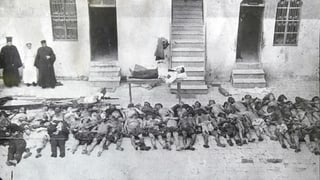 Atrocitads: Armens mazzads da l'Imperi osmanic en la citad siriana Aleppo l'onn 1915. Atrocitads: Armens mazzads da l'Imperi osmanic en la citad siriana Aleppo l'onn 1915.