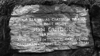 Platta da crap commemorativa per Jon Guidon