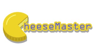 Logo dal gieu Cheesemaster: ina magnucca cun taglia ora in quart. Quai vesa ora sco c ed ina bucca che maglia las lettras "heeseMaster" Logo dal gieu Cheesemaster: ina magnucca cun taglia ora in quart. Quai vesa ora sco c ed ina bucca che maglia las lettras "heeseMaster"