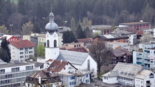 Fotografia da la citad da Glion.