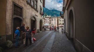 En las giassas da Chiavenna.