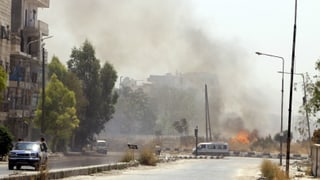 Maletg da simbol: Attatga ad Aleppo.