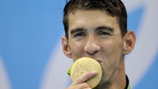 Michael Phelps cun sia 19avla medaglia d'aur.