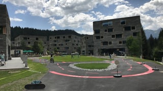Urban surf wave a Laax.