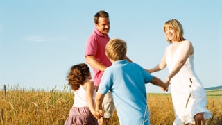 Ina famiglia sin in prà.
