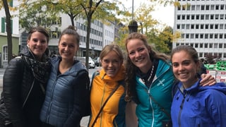 Da sanester: Anna Kostner, Magdalena Pitscheider, Elena Ferdigg,  Eleonora Insam ed Ellen Declara.