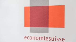 Logo da Economiesuisse. 