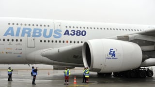 Purtret d'in Airbus A380. 