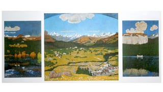 Il triptichon da Giovanni Giacometti. Il triptichon da Giovanni Giacometti.