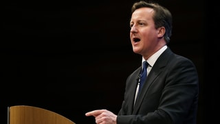 Il primminister David Cameron avant il parlament a Londra.