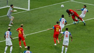 Romelu Lukaku tar il gol cun il chau cunter il Panama.