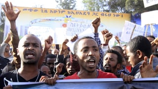 Demonstrants africans.