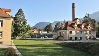 Areal da la clinica a Beverin.