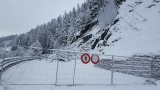 Purtret da la via serrada giu. 