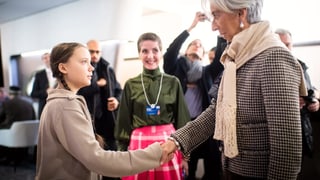 Thunberg e Lagarde sa salidan.