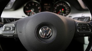 Il cockpit d'in auto da VW.