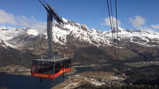 Purtret da la pendiculara Corvatsch. 
