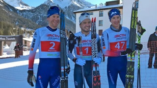 Toni Livers, Ilya Chernousow e Marino Capelli.