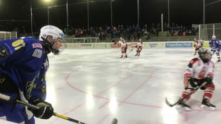 Ina scena da hockey a San Murezzan.