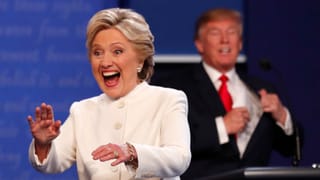 Hillary Clinton e Donald Trump: In cumbat electoral cun blers ups e downs.