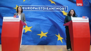 Katharina Barley ed Andrea Nahles da la SPD.