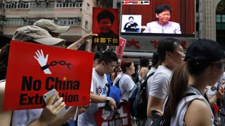 Demonstrants a Hongkong.