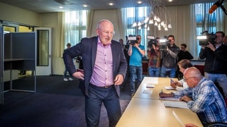 Frans Timmermanns, il topcandidat dals Socialdemocrats en ils Pajais Bass che dat giu la vusch.