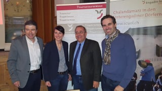 Da sanester Urs Wohler, Martina Stadler la nova directura, Roland Huber e Martin Niedergger