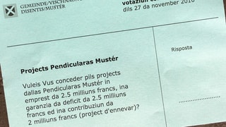Quest cedel da votar dat da discurrer a Mustér.