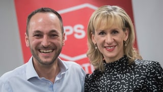 Mathias Reynard e Priska Seiler Graf. Mathias Reynard e Priska Seiler Graf.